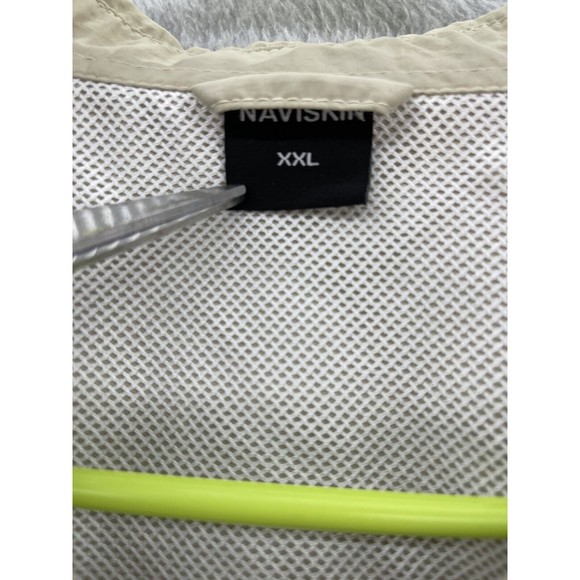 Naviskin Men's Button Down Shirt Long Sleeve Size XXL Beige Nylon Outdoor - Picture 7 of 10